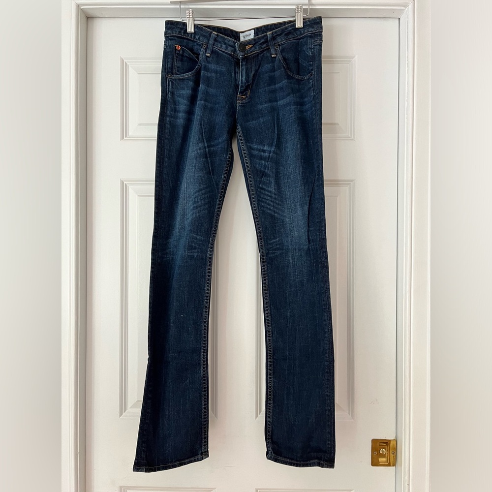 Hudson Carly Flap Straight Jean